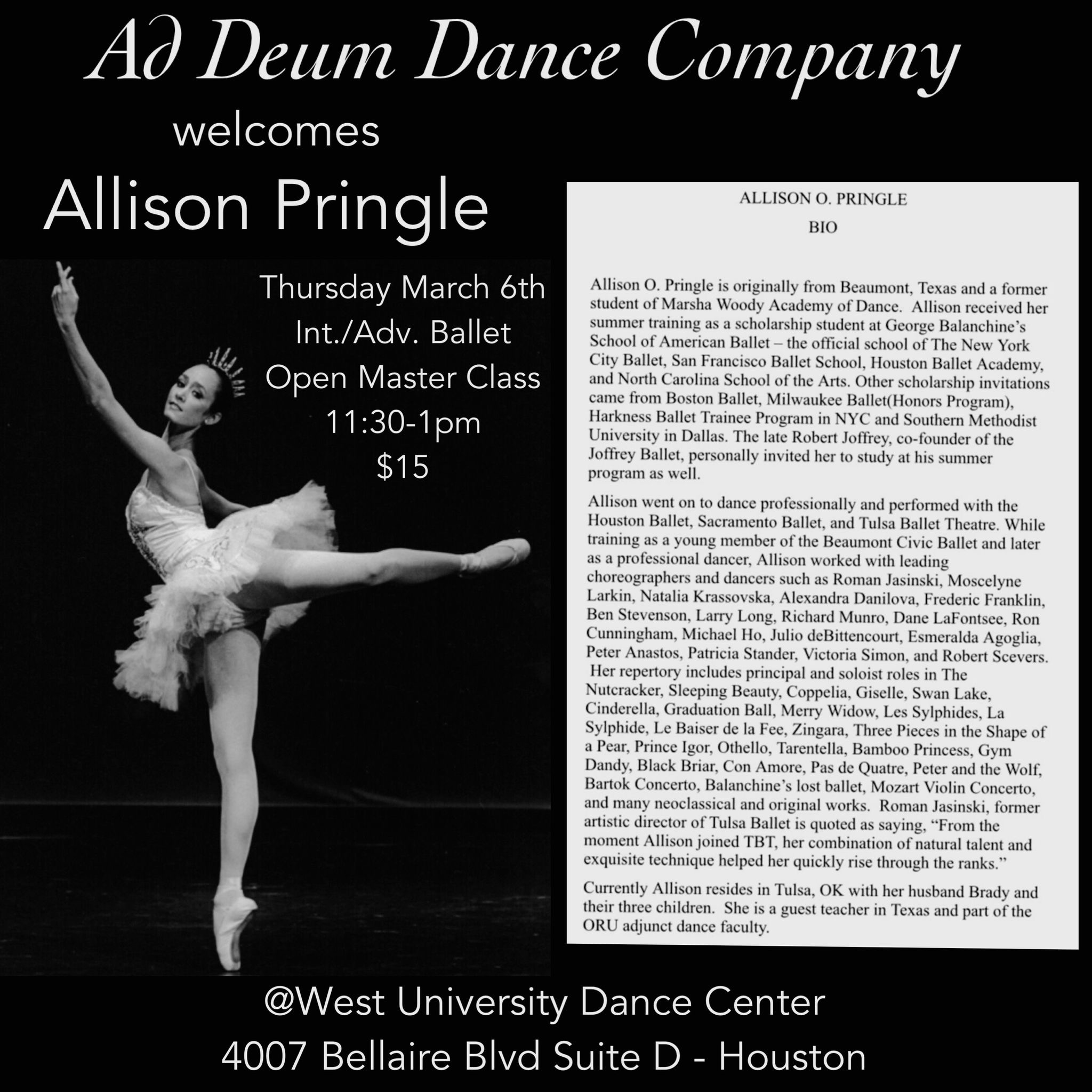 Allison Pringle class